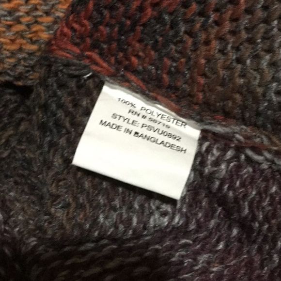 Notations Petite Sweater 3/4 Sleeves Earth Tones - Picture 6 of 7